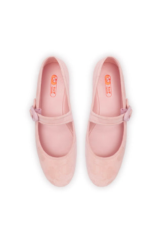 Verona Ballet Flat In Tulip Sakura Printed Suede