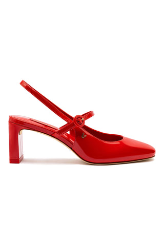 Georgina Pump In Scarlet Patent Leather