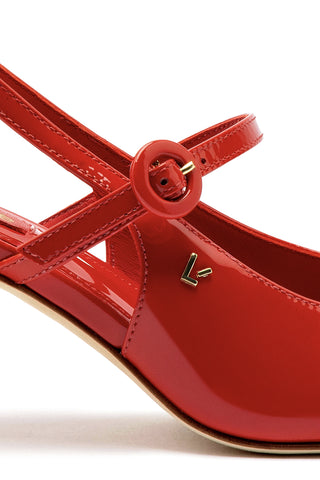 Georgina Pump In Scarlet Patent Leather