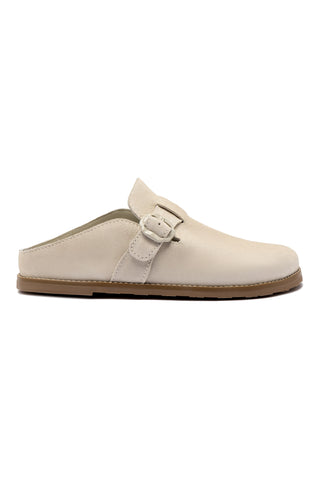 Milan Clog In Mushroom Grey Suede