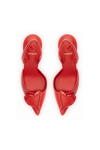 Amore Pump In Scarlet Leather