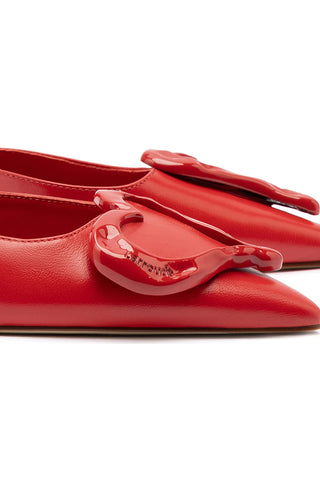 Amore Pump In Scarlet Leather