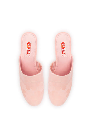 Venice Wedge In Tulip Sakura Printed Suede