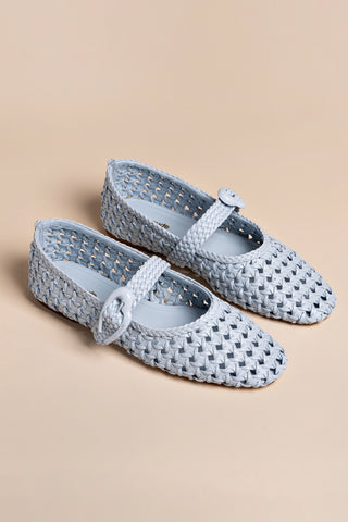 Verona Macrame Ballet Flat In Maya Leather